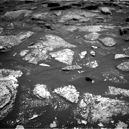 Nasa's Mars rover Curiosity acquired this image using its Left Navigation Camera on Sol 1717, at drive 2254, site number 63