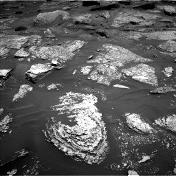 Nasa's Mars rover Curiosity acquired this image using its Left Navigation Camera on Sol 1717, at drive 2260, site number 63