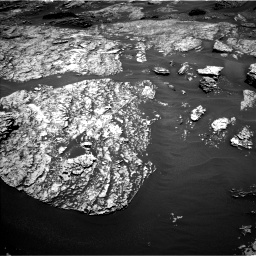 Nasa's Mars rover Curiosity acquired this image using its Left Navigation Camera on Sol 1717, at drive 2278, site number 63