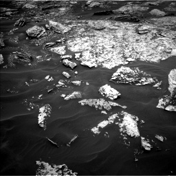 Nasa's Mars rover Curiosity acquired this image using its Left Navigation Camera on Sol 1717, at drive 2302, site number 63