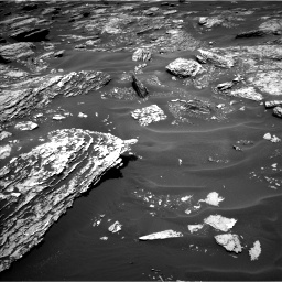 Nasa's Mars rover Curiosity acquired this image using its Left Navigation Camera on Sol 1717, at drive 2320, site number 63