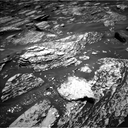 Nasa's Mars rover Curiosity acquired this image using its Left Navigation Camera on Sol 1717, at drive 2332, site number 63