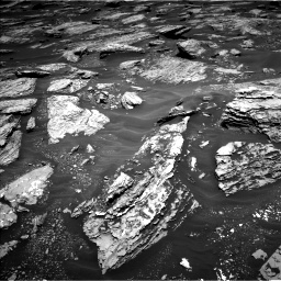 Nasa's Mars rover Curiosity acquired this image using its Left Navigation Camera on Sol 1717, at drive 2344, site number 63