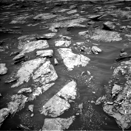 Nasa's Mars rover Curiosity acquired this image using its Left Navigation Camera on Sol 1717, at drive 2350, site number 63