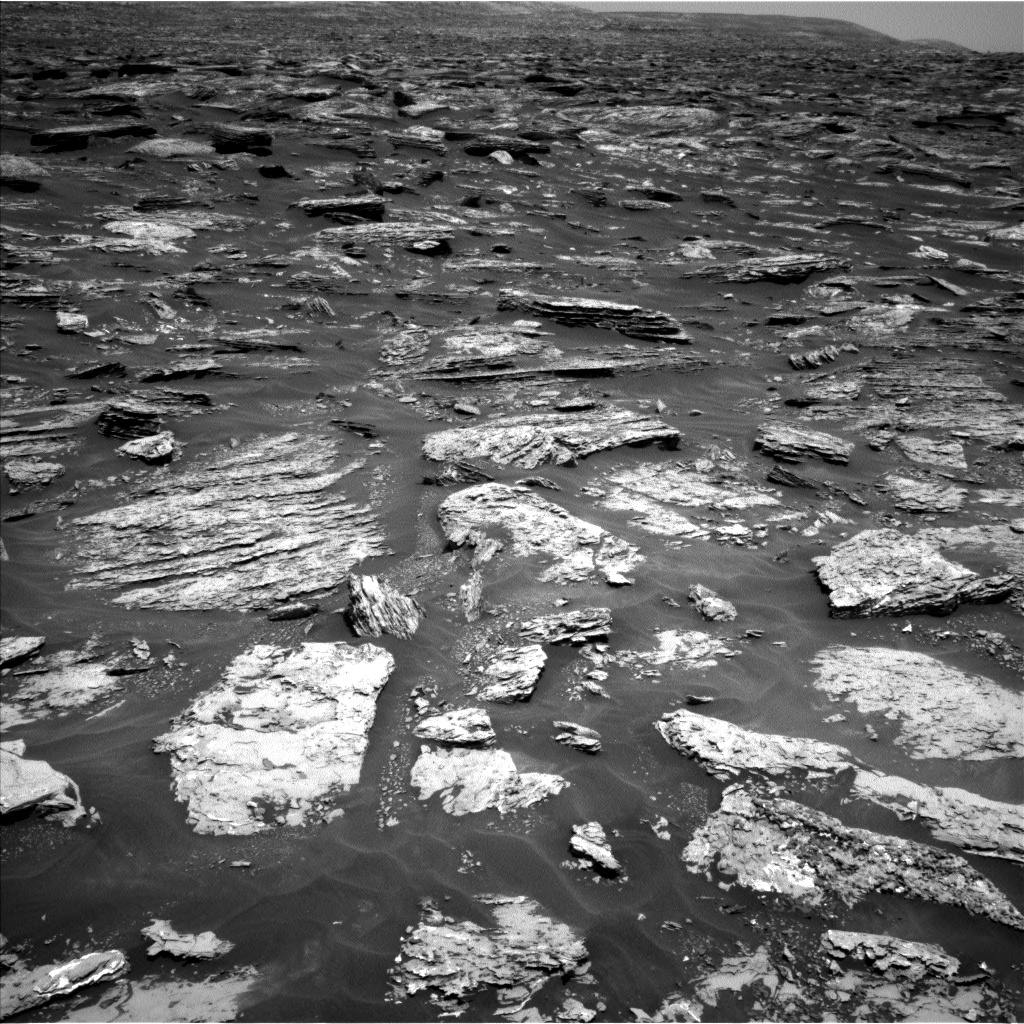 Nasa's Mars rover Curiosity acquired this image using its Left Navigation Camera on Sol 1717, at drive 2372, site number 63
