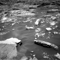 Nasa's Mars rover Curiosity acquired this image using its Right Navigation Camera on Sol 1717, at drive 2116, site number 63