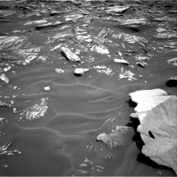 Nasa's Mars rover Curiosity acquired this image using its Right Navigation Camera on Sol 1717, at drive 2170, site number 63
