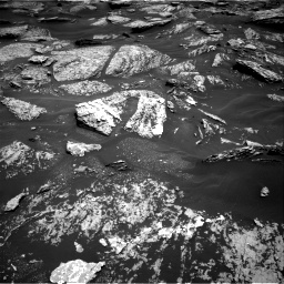 Nasa's Mars rover Curiosity acquired this image using its Right Navigation Camera on Sol 1717, at drive 2206, site number 63