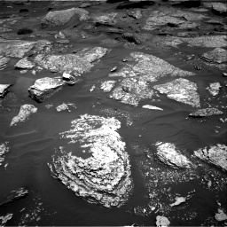 Nasa's Mars rover Curiosity acquired this image using its Right Navigation Camera on Sol 1717, at drive 2266, site number 63