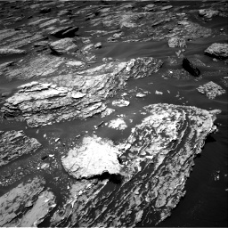 Nasa's Mars rover Curiosity acquired this image using its Right Navigation Camera on Sol 1717, at drive 2332, site number 63