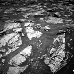 Nasa's Mars rover Curiosity acquired this image using its Right Navigation Camera on Sol 1717, at drive 2350, site number 63