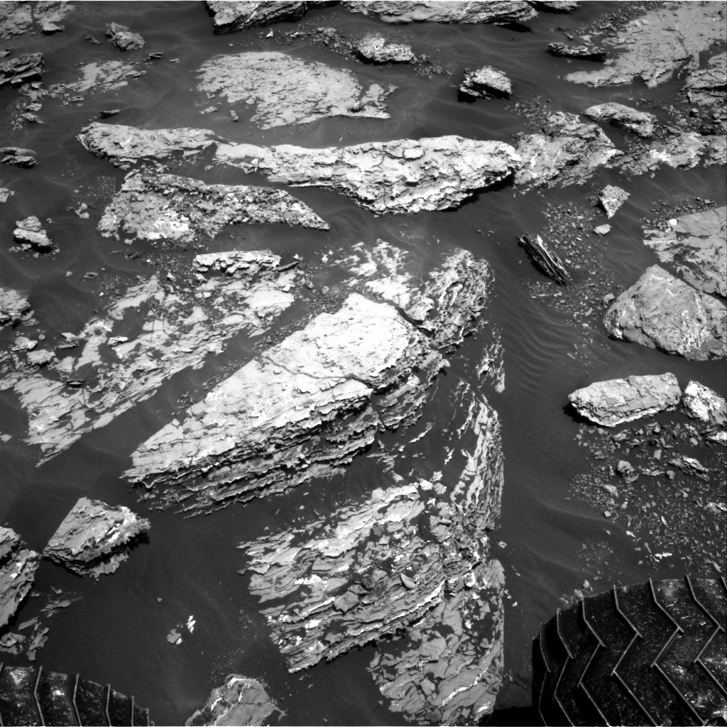 Nasa's Mars rover Curiosity acquired this image using its Right Navigation Camera on Sol 1717, at drive 2372, site number 63