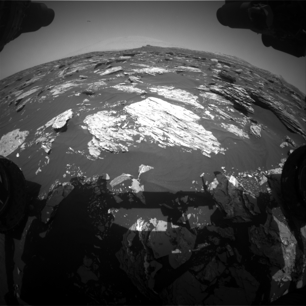 Nasa's Mars rover Curiosity acquired this image using its Front Hazard Avoidance Camera (Front Hazcam) on Sol 1718, at drive 2582, site number 63