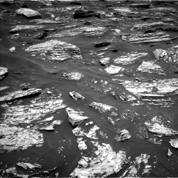 Nasa's Mars rover Curiosity acquired this image using its Left Navigation Camera on Sol 1718, at drive 2438, site number 63