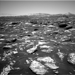 Nasa's Mars rover Curiosity acquired this image using its Left Navigation Camera on Sol 1718, at drive 2492, site number 63