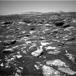 Nasa's Mars rover Curiosity acquired this image using its Left Navigation Camera on Sol 1718, at drive 2498, site number 63