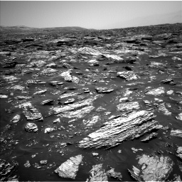 Nasa's Mars rover Curiosity acquired this image using its Left Navigation Camera on Sol 1718, at drive 2570, site number 63