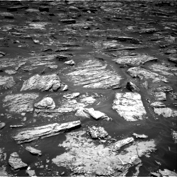 Nasa's Mars rover Curiosity acquired this image using its Right Navigation Camera on Sol 1718, at drive 2390, site number 63