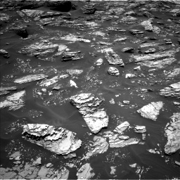 Nasa's Mars rover Curiosity acquired this image using its Left Navigation Camera on Sol 1719, at drive 2588, site number 63