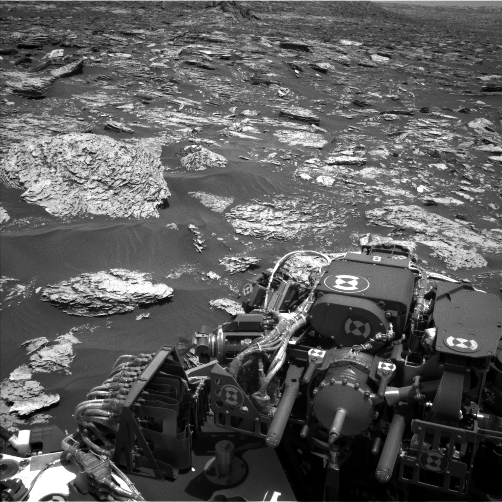 Nasa's Mars rover Curiosity acquired this image using its Left Navigation Camera on Sol 1719, at drive 2672, site number 63