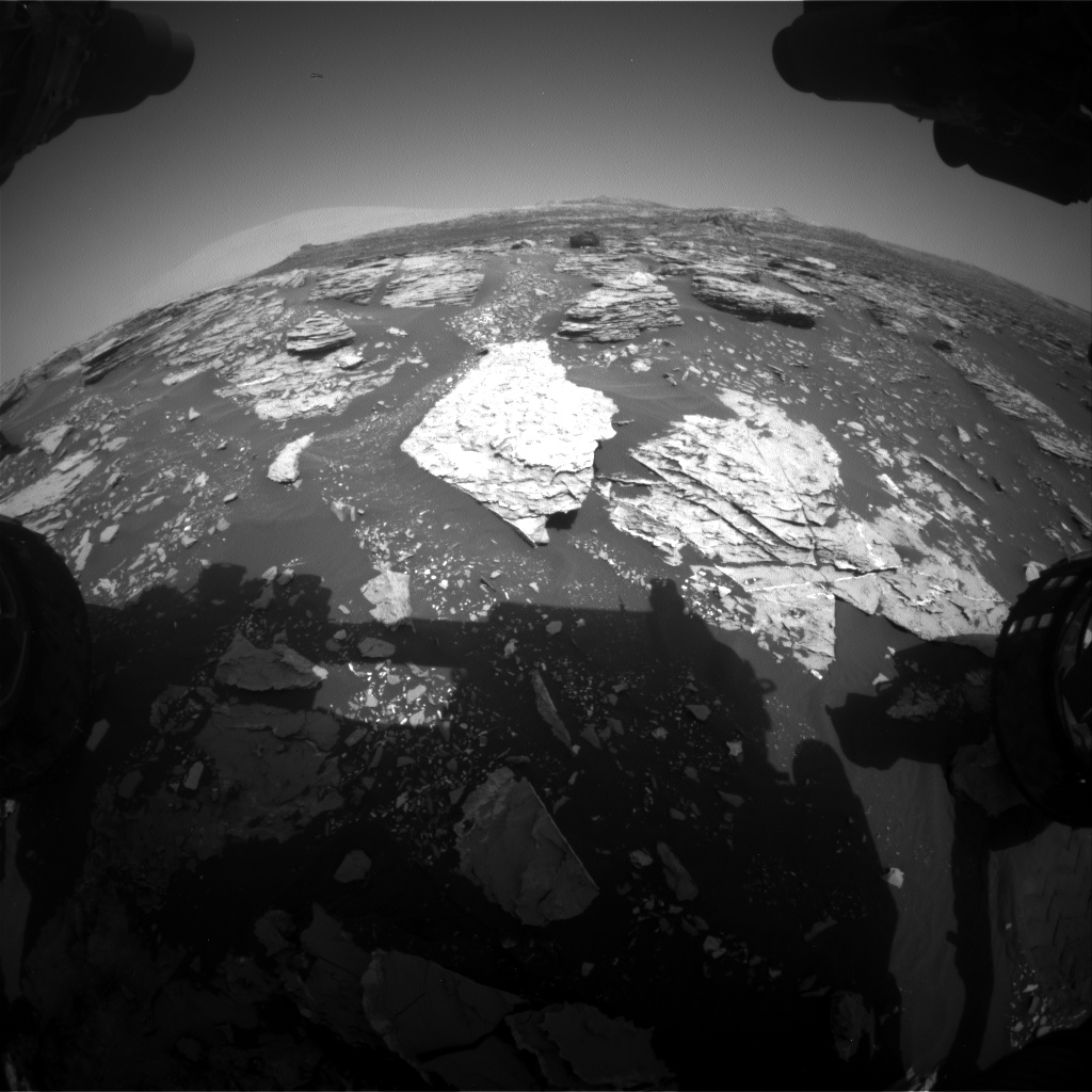 Nasa's Mars rover Curiosity acquired this image using its Front Hazard Avoidance Camera (Front Hazcam) on Sol 1720, at drive 2978, site number 63