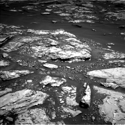 Nasa's Mars rover Curiosity acquired this image using its Left Navigation Camera on Sol 1721, at drive 3074, site number 63
