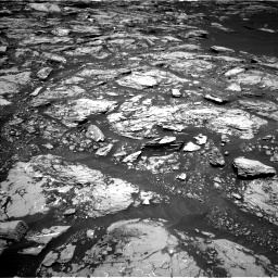 Nasa's Mars rover Curiosity acquired this image using its Left Navigation Camera on Sol 1724, at drive 3104, site number 63