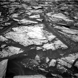 Nasa's Mars rover Curiosity acquired this image using its Left Navigation Camera on Sol 1724, at drive 3134, site number 63
