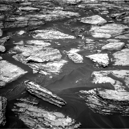 Nasa's Mars rover Curiosity acquired this image using its Left Navigation Camera on Sol 1724, at drive 3164, site number 63