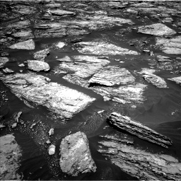 Nasa's Mars rover Curiosity acquired this image using its Left Navigation Camera on Sol 1724, at drive 3170, site number 63