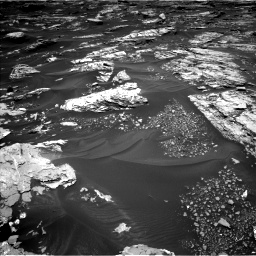 Nasa's Mars rover Curiosity acquired this image using its Left Navigation Camera on Sol 1724, at drive 3218, site number 63