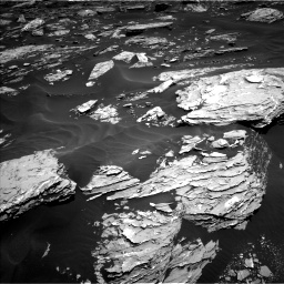 Nasa's Mars rover Curiosity acquired this image using its Left Navigation Camera on Sol 1726, at drive 3398, site number 63
