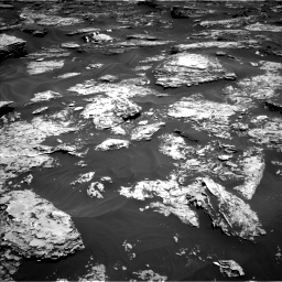 Nasa's Mars rover Curiosity acquired this image using its Left Navigation Camera on Sol 1727, at drive 42, site number 64