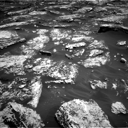 Nasa's Mars rover Curiosity acquired this image using its Left Navigation Camera on Sol 1727, at drive 54, site number 64