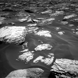 Nasa's Mars rover Curiosity acquired this image using its Left Navigation Camera on Sol 1727, at drive 108, site number 64