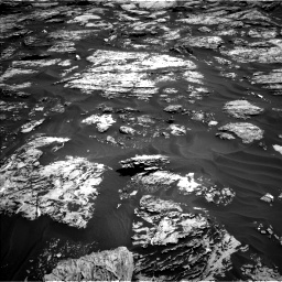 Nasa's Mars rover Curiosity acquired this image using its Left Navigation Camera on Sol 1727, at drive 204, site number 64