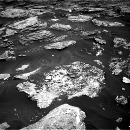 Nasa's Mars rover Curiosity acquired this image using its Right Navigation Camera on Sol 1727, at drive 150, site number 64