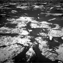 Nasa's Mars rover Curiosity acquired this image using its Left Navigation Camera on Sol 1730, at drive 588, site number 64