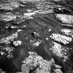 Nasa's Mars rover Curiosity acquired this image using its Left Navigation Camera on Sol 1732, at drive 840, site number 64