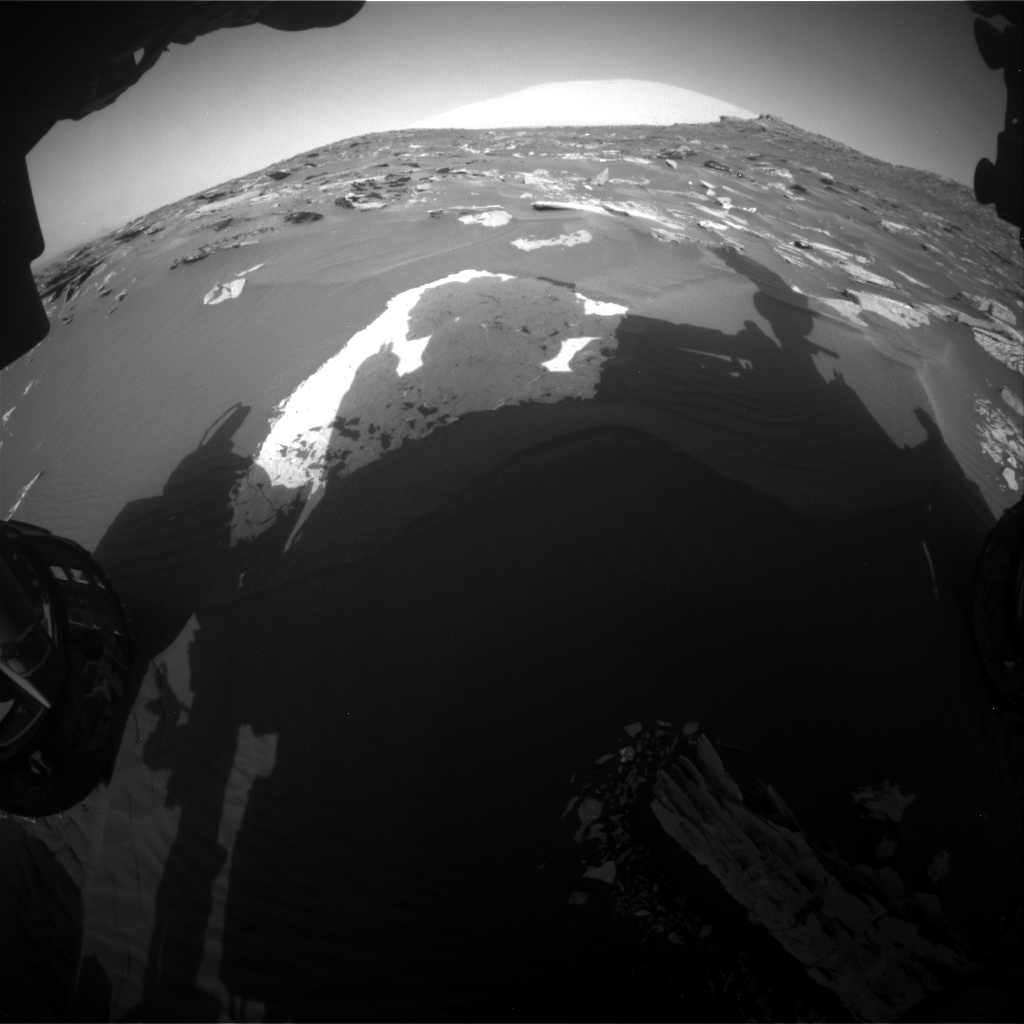 Nasa's Mars rover Curiosity acquired this image using its Front Hazard Avoidance Camera (Front Hazcam) on Sol 1734, at drive 996, site number 64