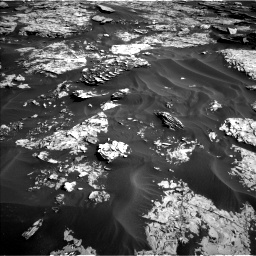 Nasa's Mars rover Curiosity acquired this image using its Left Navigation Camera on Sol 1734, at drive 846, site number 64