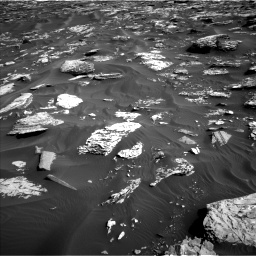 Nasa's Mars rover Curiosity acquired this image using its Left Navigation Camera on Sol 1734, at drive 978, site number 64