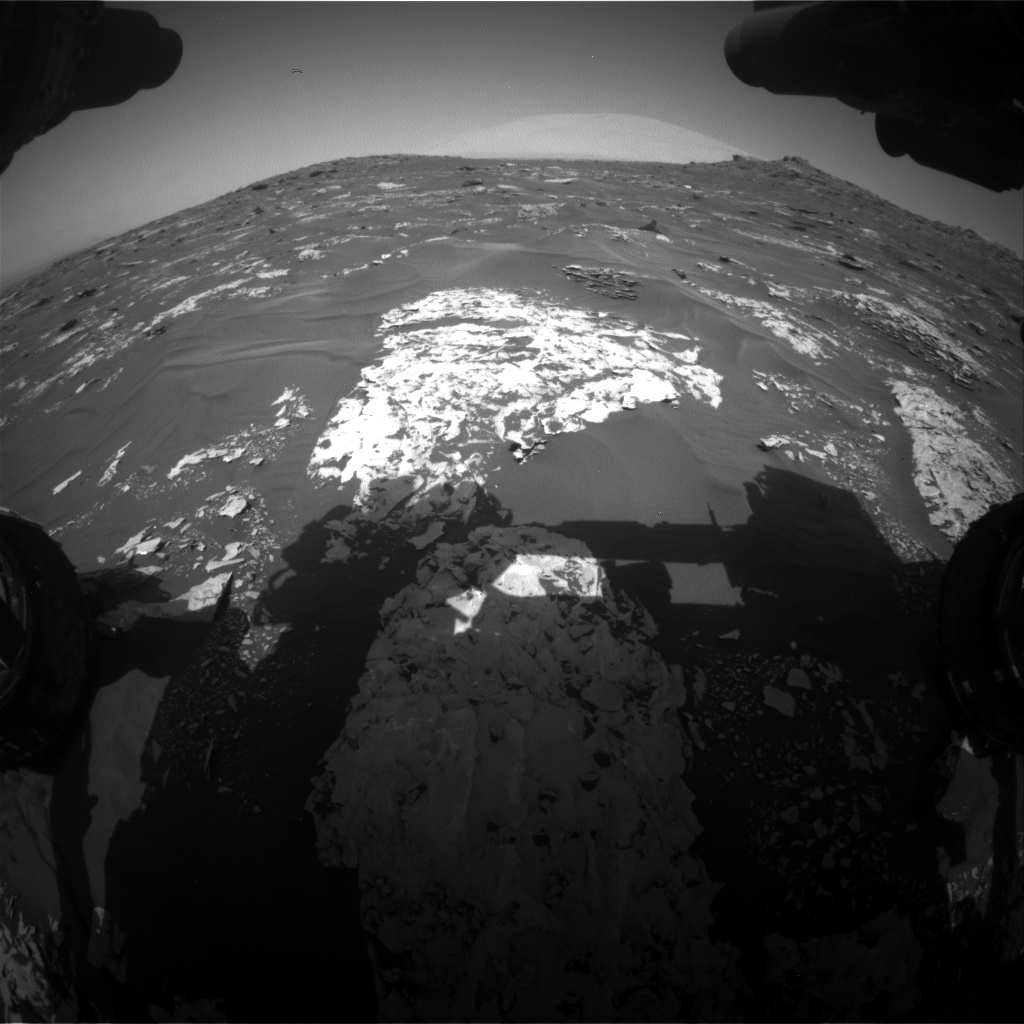Nasa's Mars rover Curiosity acquired this image using its Front Hazard Avoidance Camera (Front Hazcam) on Sol 1737, at drive 1194, site number 64