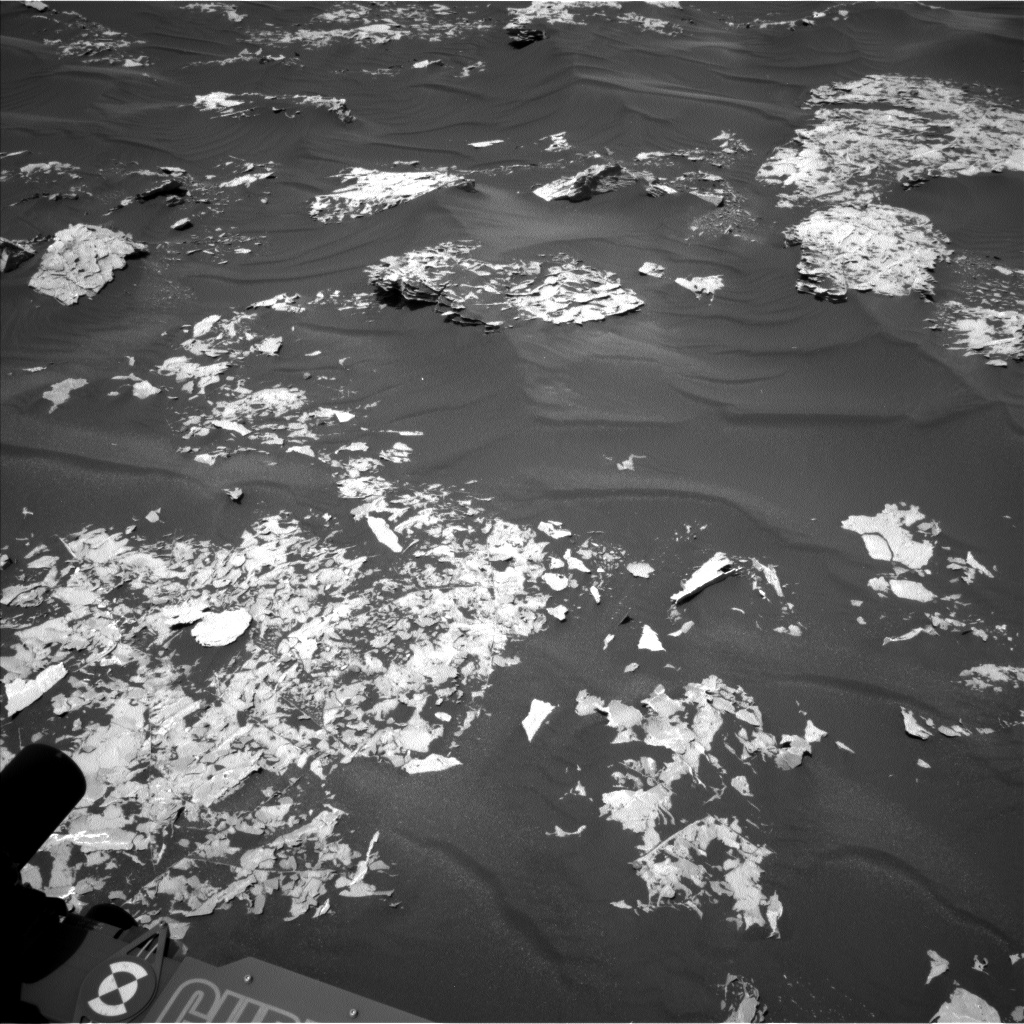 Nasa's Mars rover Curiosity acquired this image using its Left Navigation Camera on Sol 1737, at drive 1158, site number 64