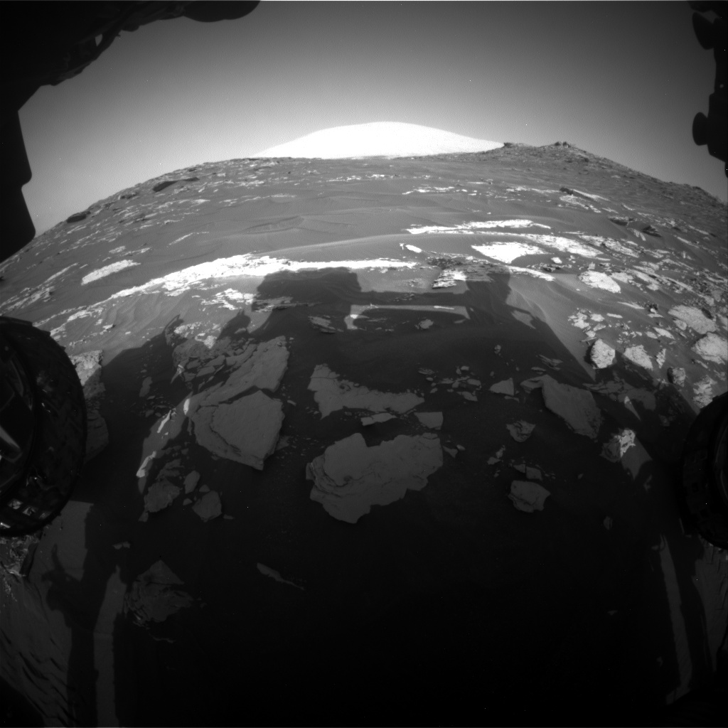 Nasa's Mars rover Curiosity acquired this image using its Front Hazard Avoidance Camera (Front Hazcam) on Sol 1739, at drive 1470, site number 64