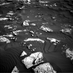 Nasa's Mars rover Curiosity acquired this image using its Left Navigation Camera on Sol 1739, at drive 1440, site number 64