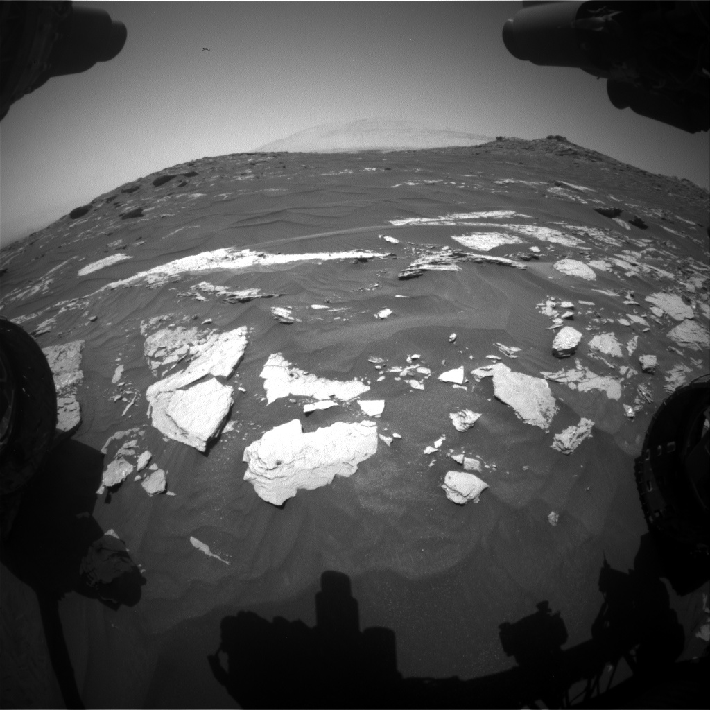 Nasa's Mars rover Curiosity acquired this image using its Front Hazard Avoidance Camera (Front Hazcam) on Sol 1740, at drive 1470, site number 64