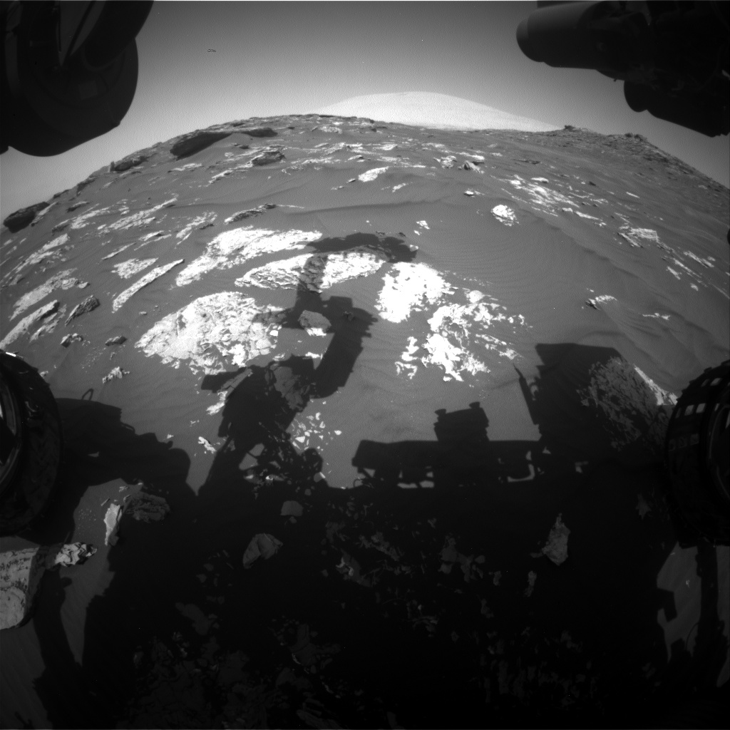 Nasa's Mars rover Curiosity acquired this image using its Front Hazard Avoidance Camera (Front Hazcam) on Sol 1743, at drive 1626, site number 64
