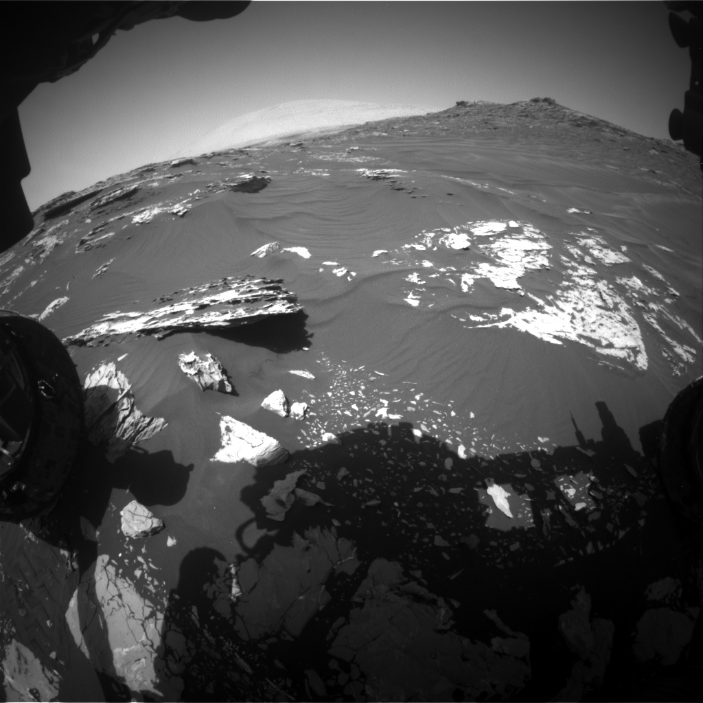 Nasa's Mars rover Curiosity acquired this image using its Front Hazard Avoidance Camera (Front Hazcam) on Sol 1746, at drive 1890, site number 64