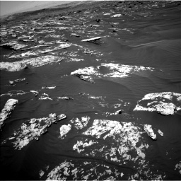 Nasa's Mars rover Curiosity acquired this image using its Left Navigation Camera on Sol 1747, at drive 1968, site number 64